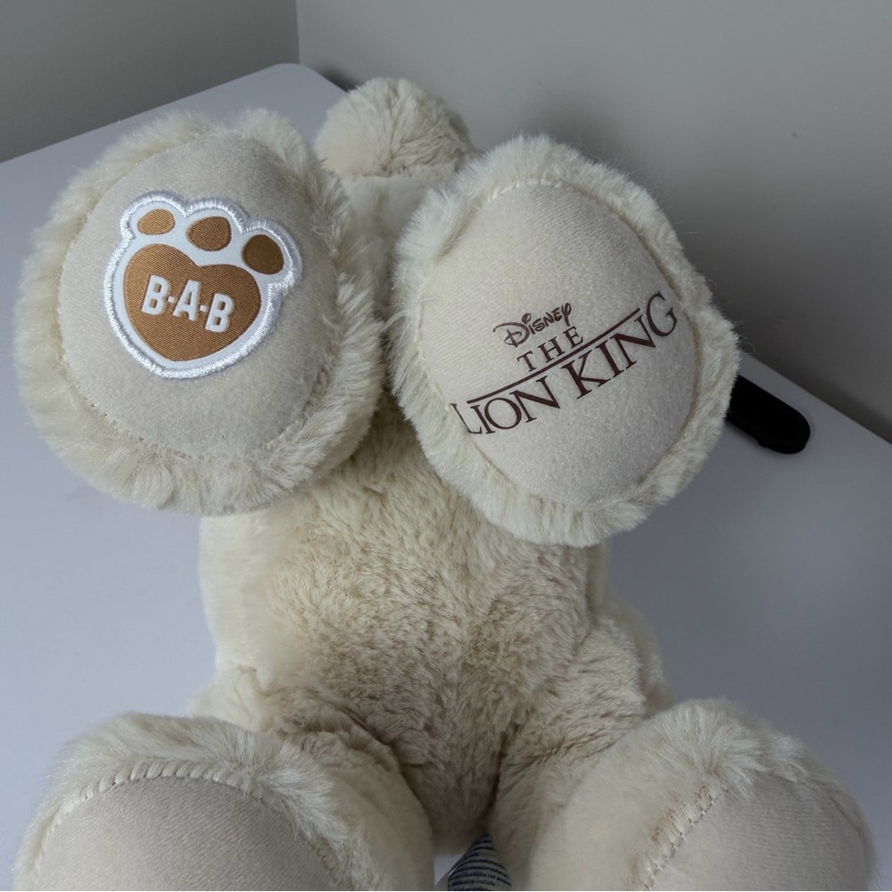 Build-A-Bear Ivory Plush Lion Cub - Picture 3 of 7